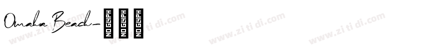 Omaha Beach字体转换
